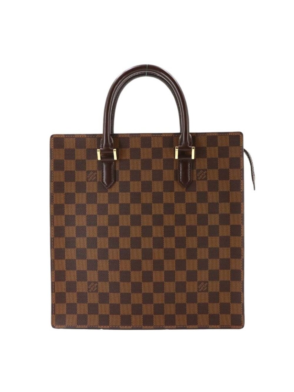 Louis Vuitton Damier Vevarnish PM Tote Bag Ebene Brown Gold Venice